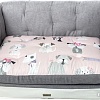 Лежак AntePrima Francine 86/FrancineGrey/2 (M, серый с собачками)