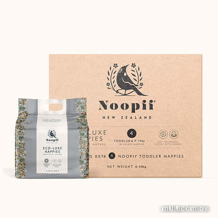 Подгузники Noopii 9-14 кг NTODDL18 (18 шт)