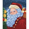 Алмазная мозаика Wizardi Санта клаус 2WD2463