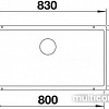 Кухонная мойка Blanco Subline 800-U (антрацит)