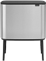 Brabantia Bo Touch Bin 36 л (стальной матовый с защитой от отпечатков)