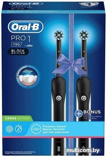 Комплект зубных щеток Oral-B Pro 1 790 Duo D16.523.1UH