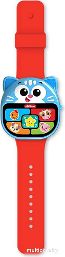 Развивающая игрушка Азбукварик Котенок. Смарт-часики Зверята 3343