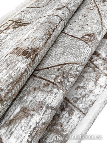 Прикроватный коврик Safyun Liparis LP313-CREAM-BROWN (0.8x1.5)