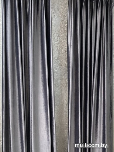 Штора Ника Зварико 7250270 2.5x2.7 м (темно-серый/графит 34)