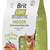 Сухой корм для кошек Brit care Cat Indoor Stool Odour Reduction с индейкой 1.5 кг