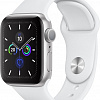 Умные часы Apple Watch Series 5 40 мм (серебристый алюминий/белый спортивный)