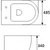 Унитаз CeramaLux B2330B