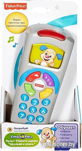 Развивающая игрушка Fisher-Price Пульт DLK76/DLK72 (серый/голубой)