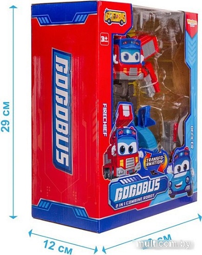 Трансформер GoGo Bus Пожарный полицейский 2 в 1 YS4013D