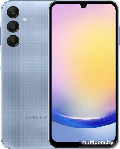 Смартфон Samsung Galaxy A25 6GB/128GB (синий, без Samsung Pay)