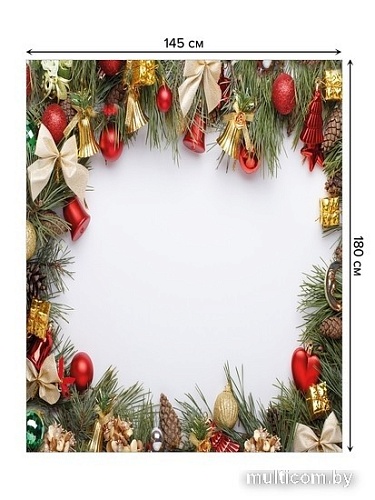 Скатерть JoyArty Праздничная рамка tc_21453_180x145