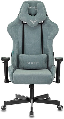 Игровое (геймерское) кресло Zombie Viking knight (Light-28, серо-голубой)