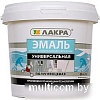 Лакра Акриловая универсальная 0.9 кг (белый полуглянец)