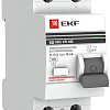 Устройство защитного отключения EKF 2P-16А-30мА (электромеханическое)