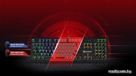 Клавиатура A4Tech Bloody B825R (Light Strike Red)