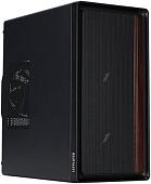 Корпус 1stPlayer WD1 WD1-BK-3F (черный)