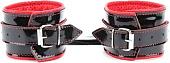 Наручники БДСМ Арсенал BA51029 (черный/красный)