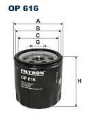 Масляный фильтр Filtron OP616