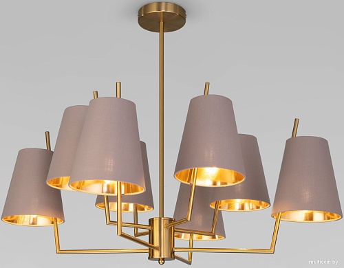 Подвесная люстра Евросвет 60173/8 (латунь)