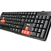 Клавиатура Dialog KS-030U Black-Red