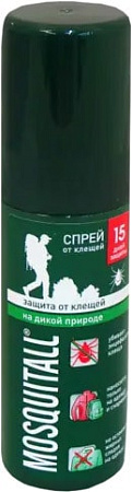 Спрей от насекомых Mosquitall Защита от клещей 100 мл