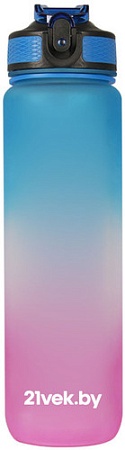Бутылка для воды 21vek 8010503 1л (синий градиент)