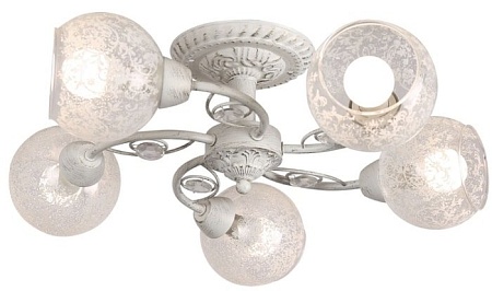 Припотолочная люстра Arte Lamp Cristy A5028PL-5WH