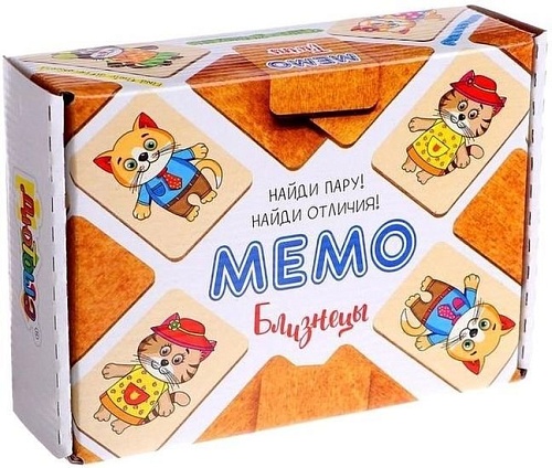 Развивающая игра Анданте Мемо Близнецы Веселые котята RDI-D712a