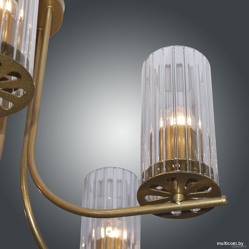 Люстра средней высоты Элетех Ария 151 НПБ 01-5x60-164 Е27 1005405236 (золото)