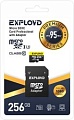 Карта памяти Exployd Premium Series microSDXC 256GB EX256GCSDXC10UHS-1-ELU3 (с адаптером)