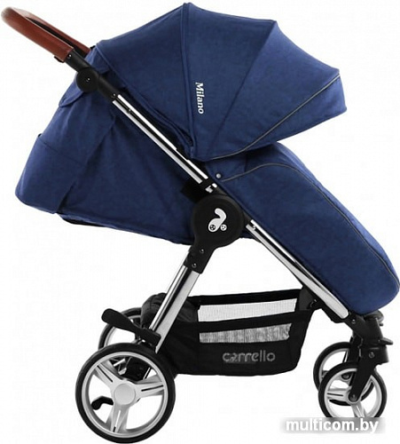 Коляска прогулочная «книга» Carrello Milano (velvet blue)