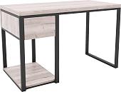 Стол Hype Mebel Дэск 110x50 (черный/древесина белая)