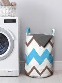 Корзина JoyArty Разноцветные зигзаги gaba_6935