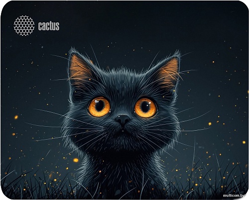 Коврик для мыши CACTUS Black Cat CS-MPC-D09S
