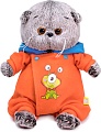 Классическая игрушка BUDI BASA Collection Басик Baby в комбинезоне с монстриком BB-075 20 см