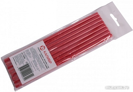 Клеевые стержни Калибр 120808 (8 шт, красный)