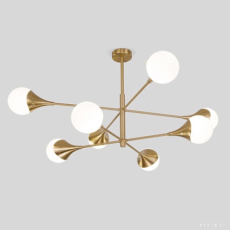 Подвесная люстра Евросвет 60168/8 (латунь)