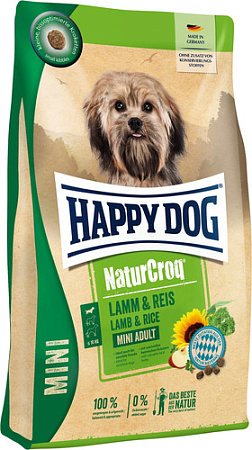 Сухой корм для собак Happy Dog NaturCroq Mini Lamm & Reis (для мелких пород с ягненком и рисом) 4 кг