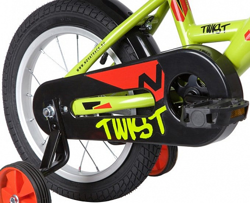 Детский велосипед Novatrack Twist New 14 141TWIST.GN20 (зеленый/черный)