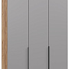 Шкаф распашной Soma Lord Black 3-х створчатый 120x240 (дуб крафт золотой/серый)