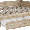 Кровать с выдвижным спальным местом Mio Tesoro Сириус раздвижная 90x200 2.02.08.410.3 (дуб сонома)