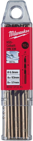 Набор оснастки Milwaukee 4932373344 (10 предметов)
