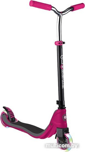 Самокат Globber Flow 125 Lights (розовый)