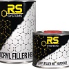 Автомобильный грунт RS акриловый заполняющий HB 4+1 0201-3.375-08+0501-875-02 (1л, белый)