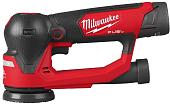 Эксцентриковая шлифмашина Milwaukee M12 FSDR75-202B 4933498233 (с 2-мя АКБ, сумка)