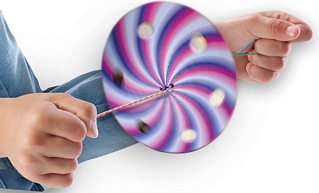 Фиджет спиннер SES Creative блестящий с блестками 02225