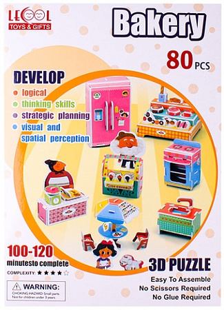 3Д-пазл Darvish 3D Bakery DV-T-2493-E