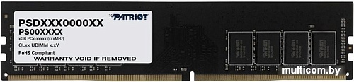 Оперативная память Patriot Signature Line 16GB DDR4 PC4-25600 PSD416G32002