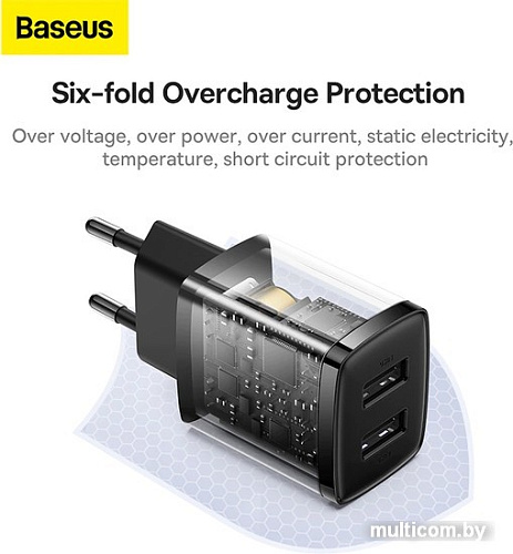Сетевое зарядное Baseus CCXJ010201